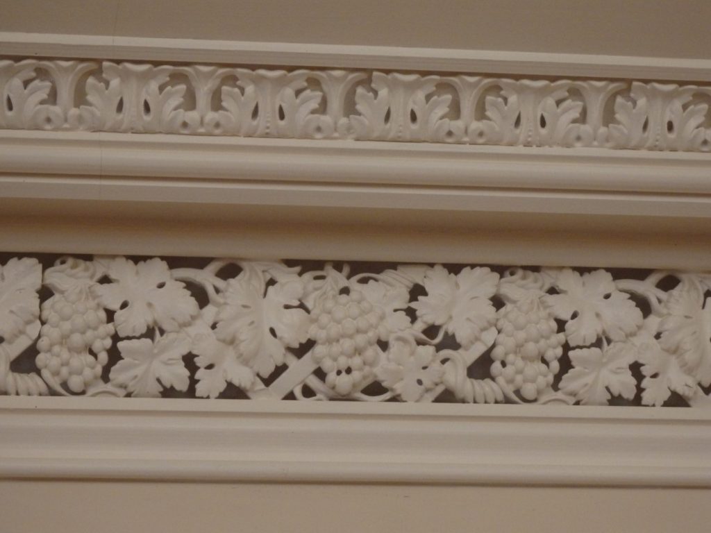 Detail of Cornice in Double Parlor